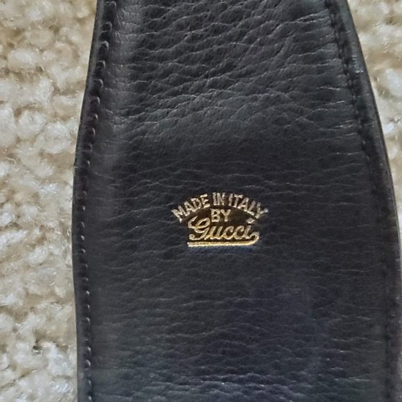 Black Leather Tortoise Vintage Gucci Handbag - Picture 3 of 11